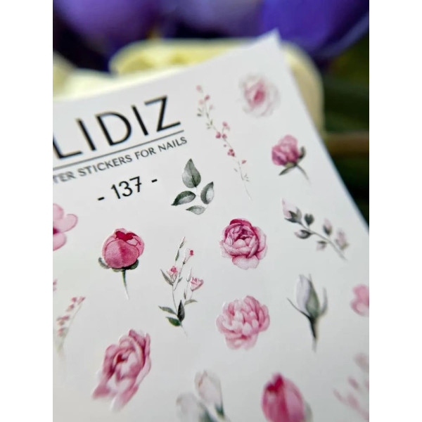 Слайдер-дизайн SLIDIZ №137, цветы, веточки