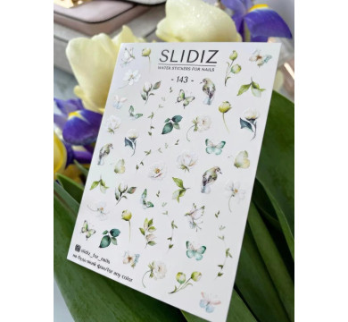 Слайдер-дизайн SLIDIZ №143, цветы, веточки