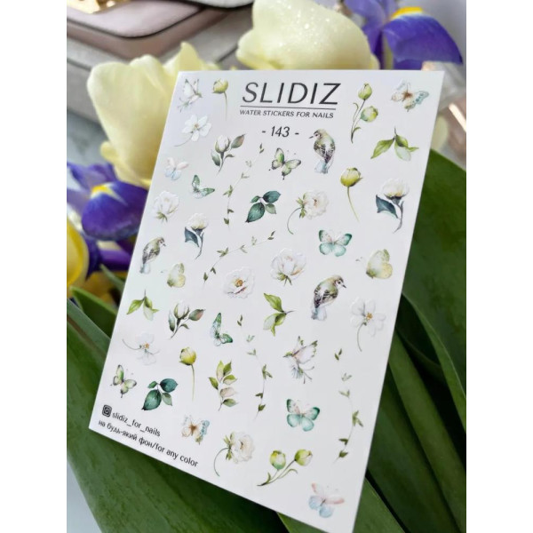 Слайдер-дизайн SLIDIZ №143, квіти, гілочки