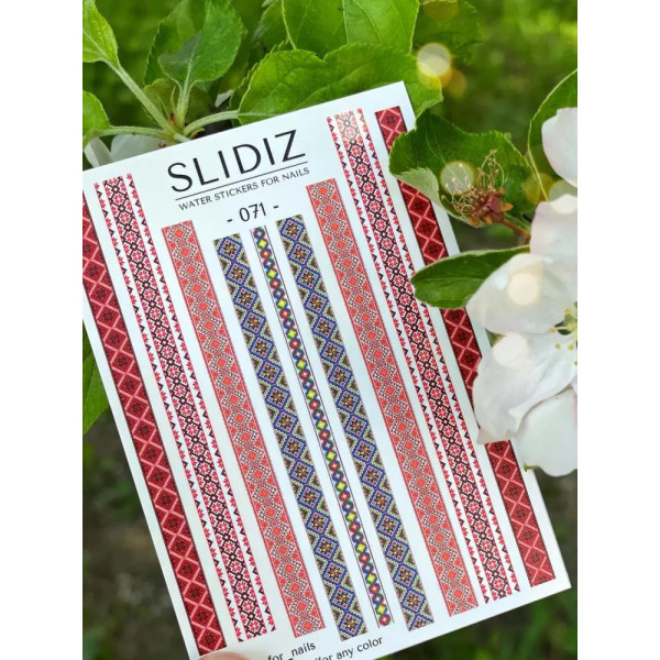 Слайдер-дизайн SLIDIZ №071, патриотический, орнамент