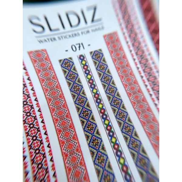 Слайдер-дизайн SLIDIZ №071, патриотический, орнамент