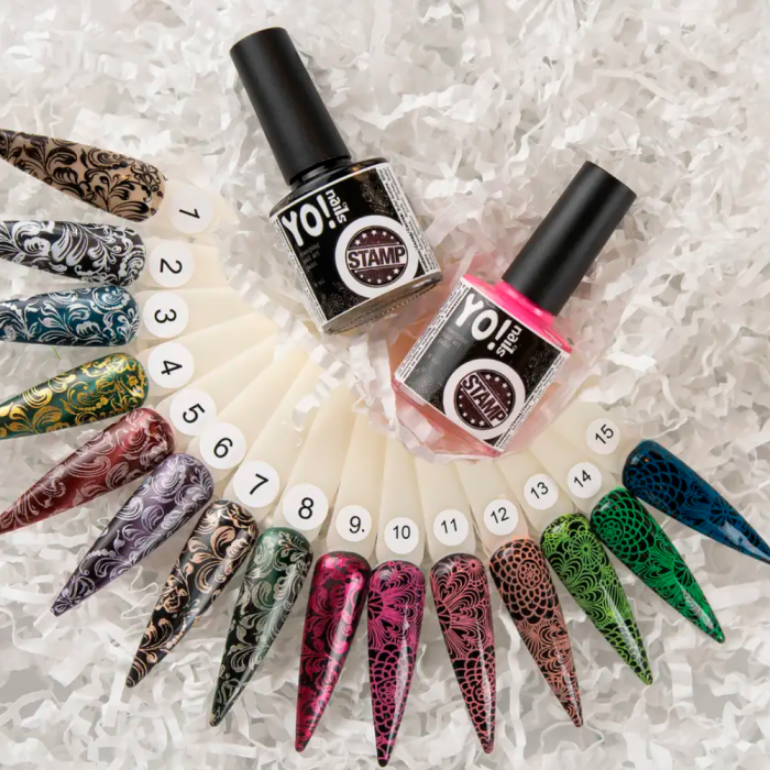 Краска для стемпинга YoNails STAMP №15, 8 мл
