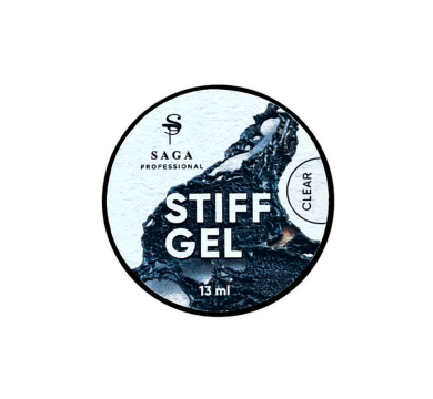 SAGA Professional STIFF Gel № 01 Clear - гель желе, прозорий, 13 мл