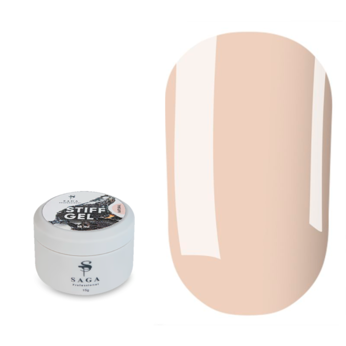 SAGA Professional STIFF Gel № 04 Natural - гель желе, бежевий, 13 мл