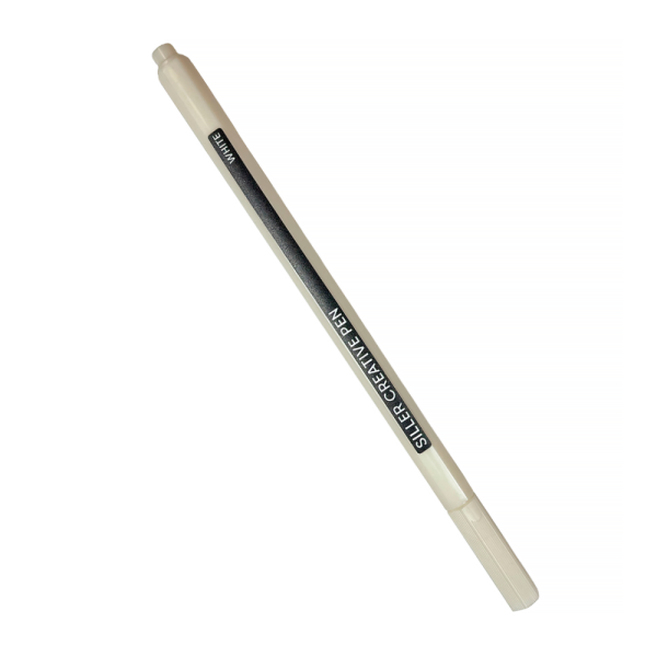 Siller Creative Pen White - ручка для розпису нігтів (біла)