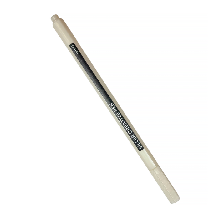 Siller Creative Pen White - ручка для росписи ногтей (белая)