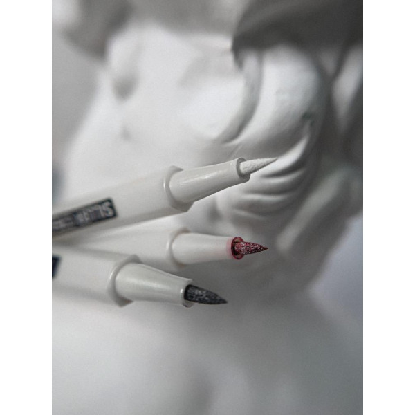 Siller Creative Pen White - ручка для розпису нігтів (біла)
