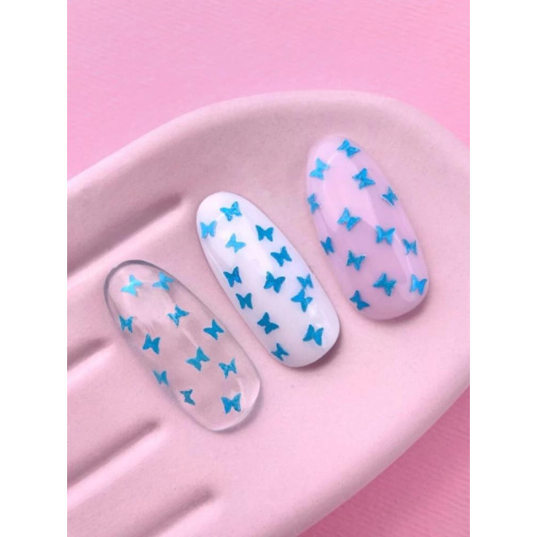 LUNA Top Butterfly Blue - топ без липкого шару (з блакитними метеликами), 13 мл