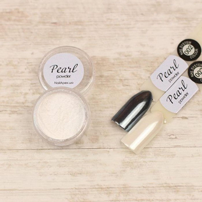 Втирка для ногтей NailApex Pearl Powder - жемчужная