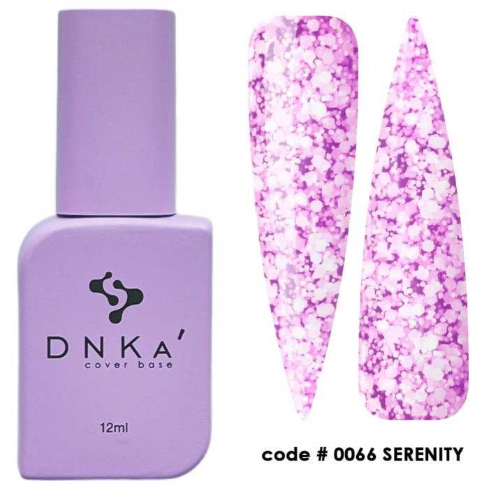 База камуфлирующая DNKa Cover Base №0066 Serenity, лиловая с камифубуками, 12 мл