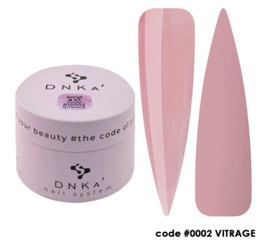 DNKa Acryl Gel №0002 Vitrage - акрил-гель, в баночке, 30 мл