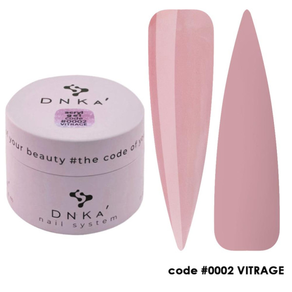 DNKa Acryl Gel №0002 Vitrage - акрил-гель, в баночці, 30 мл