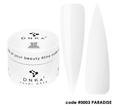 DNKa Acryl Gel №0003 Paradise - акрил-гель, молочный, в баночке, 30 мл