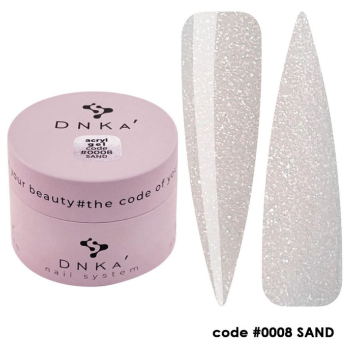 DNKa Acryl Gel №0008 Sand - акрил-гель, в баночке, 30 мл