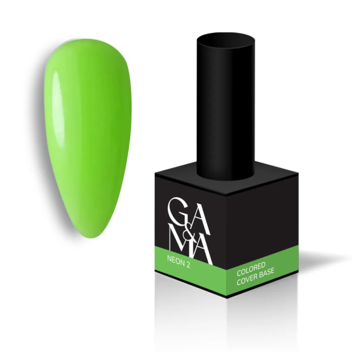 База неонова GA&MA Colored Base Neon №002, зелена, 15 мл