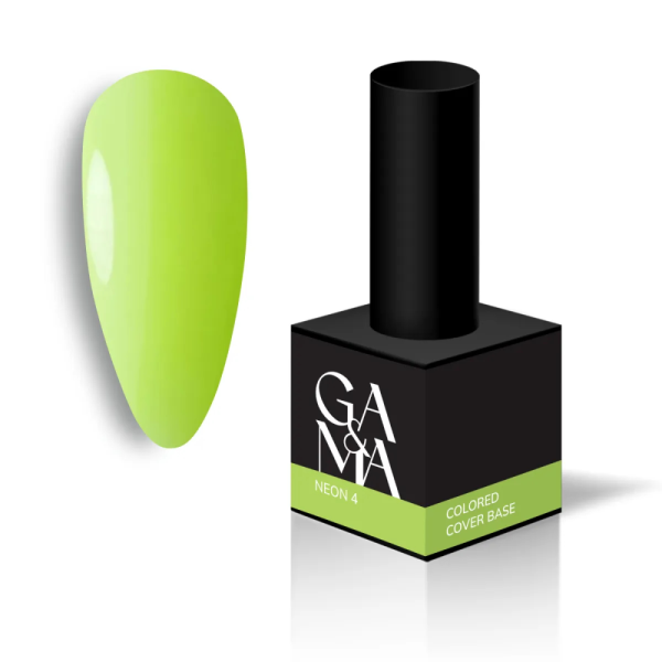 База неонова GA&MA Colored Base Neon №004, салатова, 15 мл