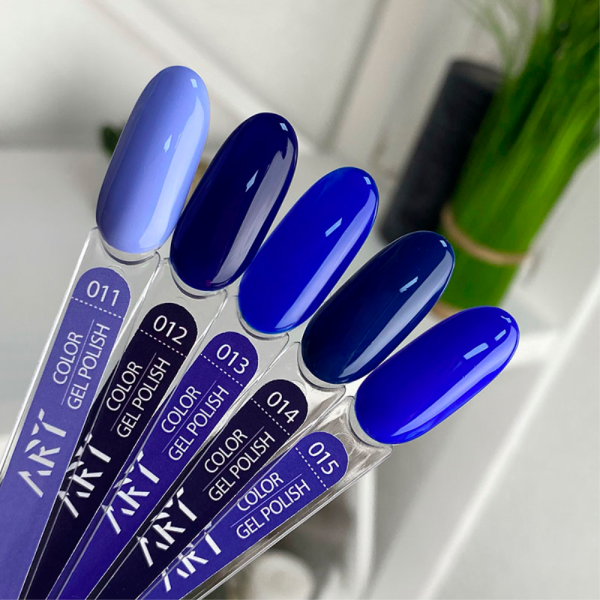 Гель-лак ART Gel Polish №015, яркий синий, 6 мл