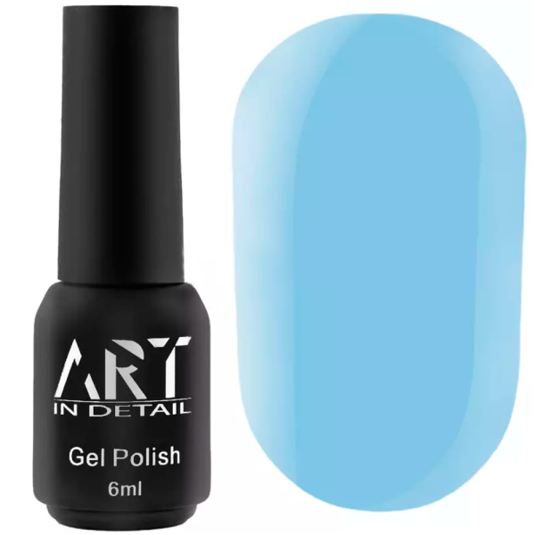 Гель-лак ART Gel Polish №019, світло-бірюзовий, 6 мл