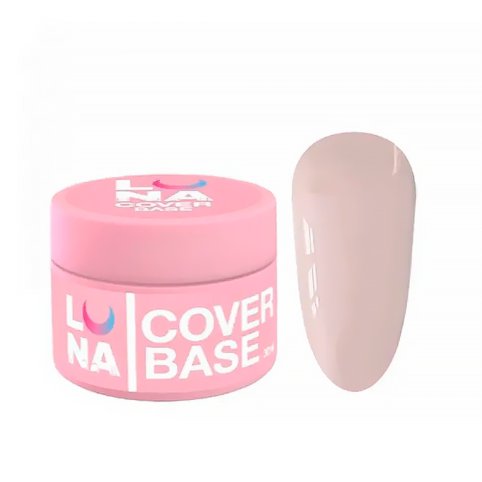 База камуфлирующая LUNA Cover Base №07, пыльно-розовая, 30 мл