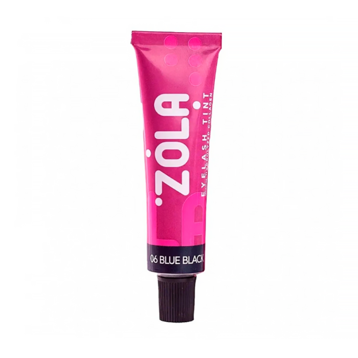 ZOLA Eyelash Tint With Collagen - фарба для вій з колагеном, (06 ісине-чорна), 15 мл