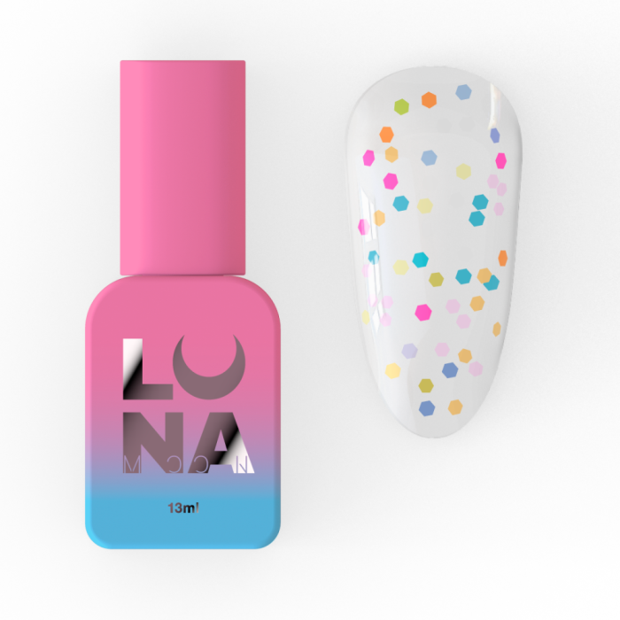 LUNA Top Bonbon - топ без липкого шару з кольоровими фігурками, 13 мл