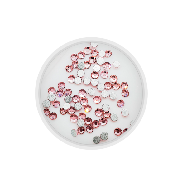 Стразы Mart №12 Glass МІКС Light Rose SS4 / SS6