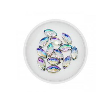 Стрази Mart №25 Acrylic Еліпс Clear AB