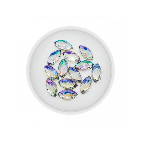 Стразы Mart №25 Acrylic Элипс Clear AB