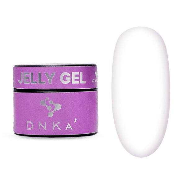 DNKa Jelly Gel №0002 Vanilla - гель-желе, молочний із легким рожевим підтоном,15 мл
