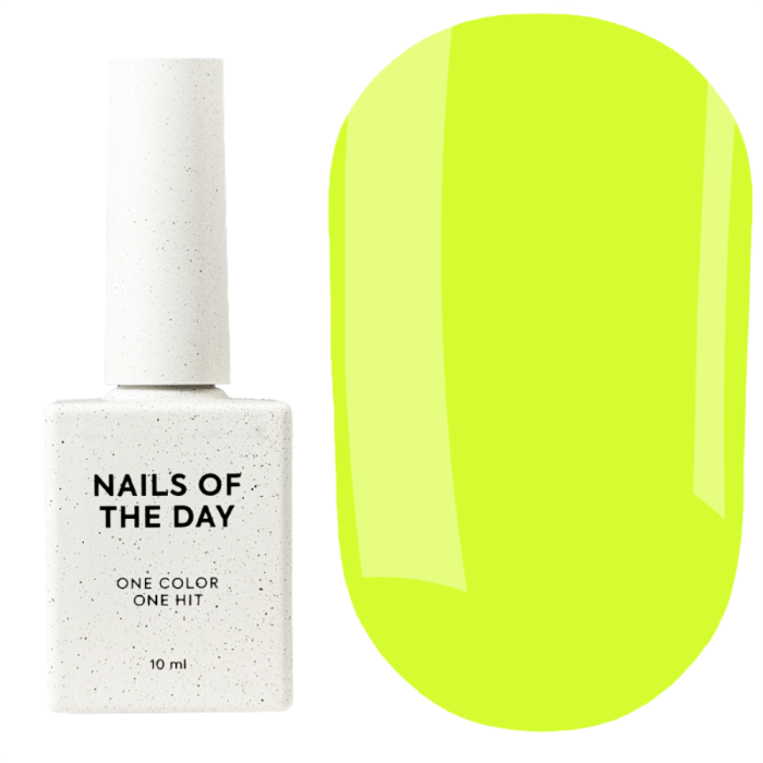 Гель-лак, в один шар NAILSOFTHEDAY Let's Special №229 Lemon, лимонний, 10 мл