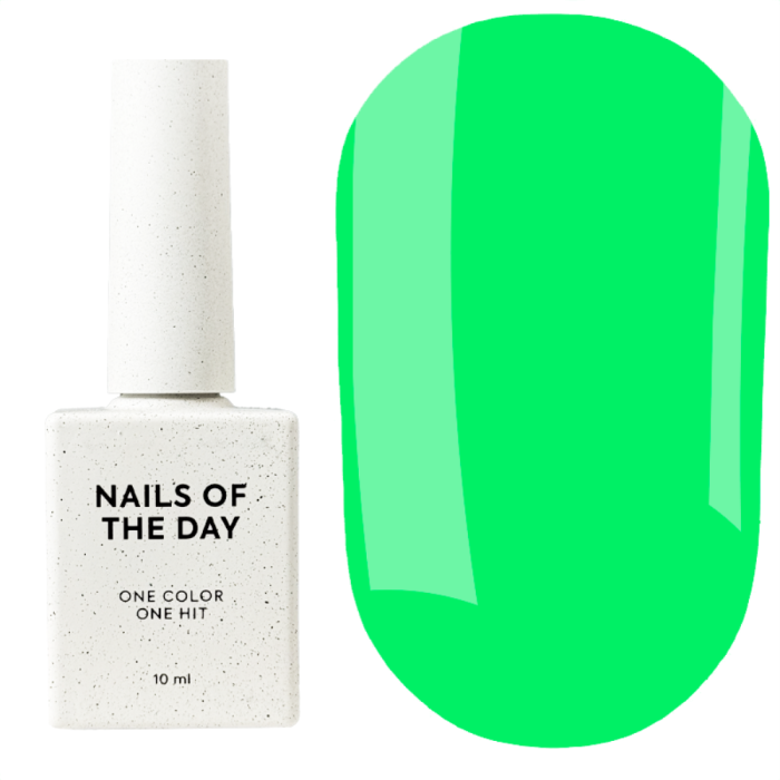 Гель-лак, в один слой NAILSOFTHEDAY Let’s Special №245 Lime, лайм, 10 мл