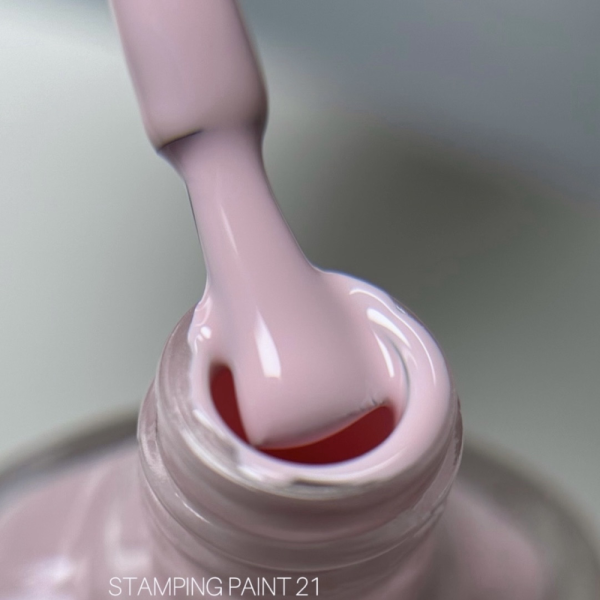 Лак-фарба для стемпінгу Saga Professional Stamping Paint №021 - ніжна пудра, 8 мл