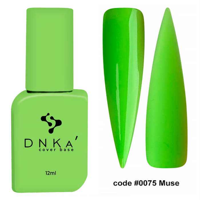 База камуфлирующая DNKa Cover Base №0075 Risky, ярко-салатовая, 12 мл