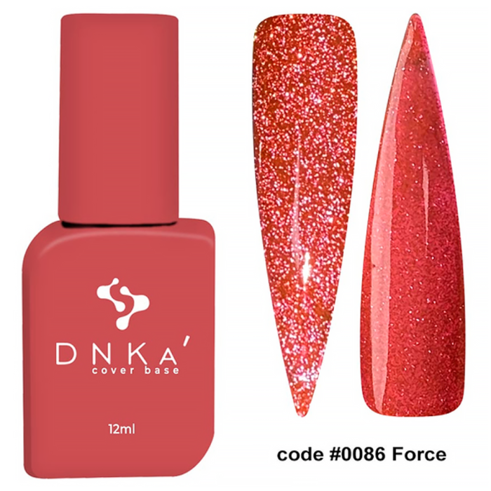 DNKa Cover Base №0086 Force - світловідбиваюча база, 12 мл