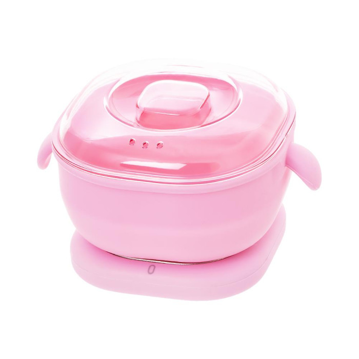 Воскоплав Wax Heater SS-001A 100 Вт с силиконовой чашей, 400 мл, розовый