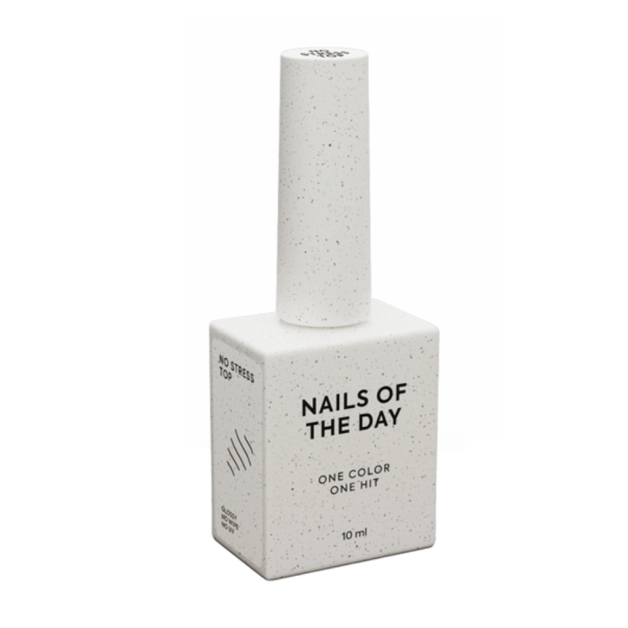 NAILSOFTHEDAY No Stress Top, No Wipe - топ-антидряпка без липкого шару та без UV-фільтрів, 10 мл