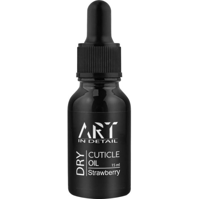 Суха олія для кутикули ART Dry Oil Strawberry, полуниця, 15 мл