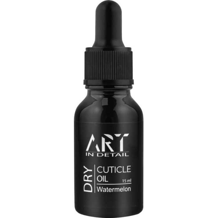Сухое масло для кутикулы ART Dry Oil Watermelon, арбуз, 15 мл