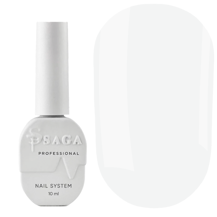 SAGA Top White - кольоровий топ без липкого шару, білий, 10 мл