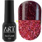 Гель-лак світловідбивний ART Flash Gel Polish №FG007, малиновий, 6 мл