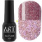 Гель-лак світловідбивний ART Flash Gel Polish №FG013, рожево-бежевий, 6 мл