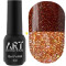 Гель-лак світловідбивний ART Flash Gel Polish №FG021, мідний, 6 мл