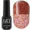 Гель-лак світловідбивний ART Flash Gel Polish №FG022, золотисто-бронзовий, 6 мл