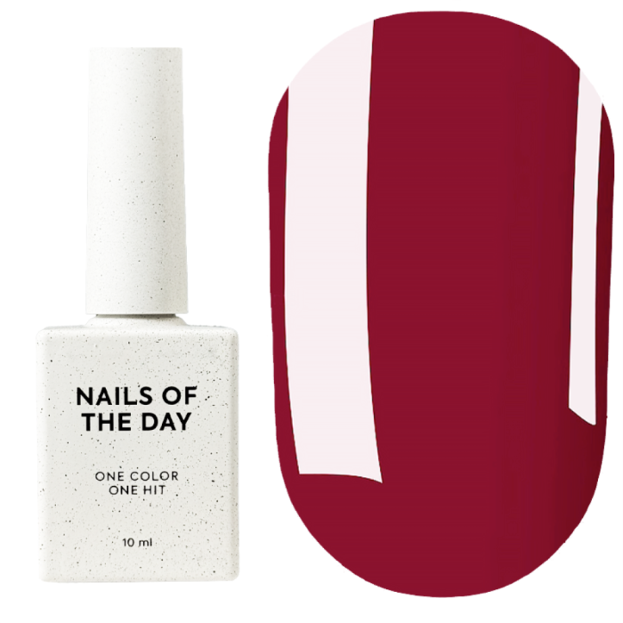 Гель-лак, в один шар, NAILSOFTHEDAY Let's Special №361 Cherry, вишневий, 10 мл