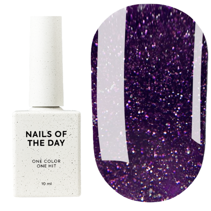 Гель-лак світловідбивний NAILSOFTHEDAY №358 Blackberry, фіолетовий, 10 мл