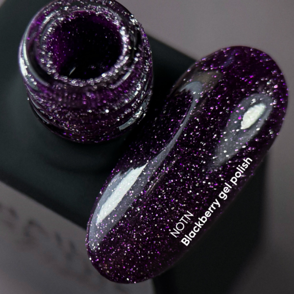 Гель-лак светоотражающий NAILSOFTHEDAY №358 Blackberry, фиолетовый, 10 мл