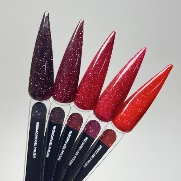 Гель-лак светоотражающий NAILSOFTHEDAY №168 Red Mary, красный, 10 мл