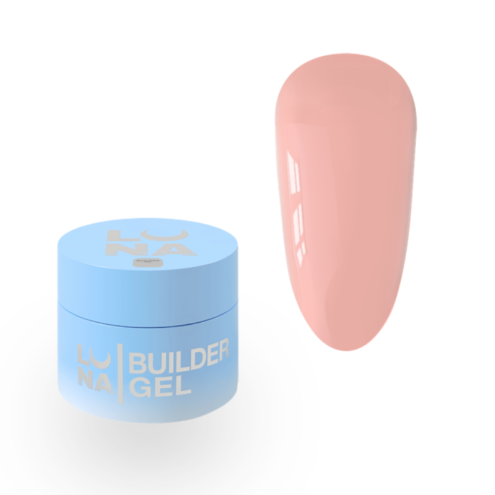 LUNA Gel Premium № 13 - камуфлирующий гель (розовый), 15 мл