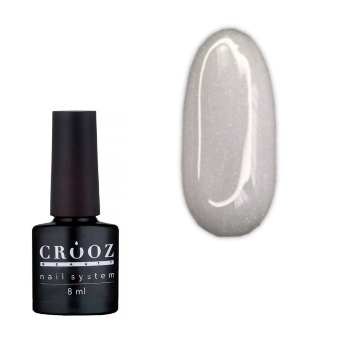База камуфлирующая Crooz Base Shimmer №05, белая с шиммером, 8 мл