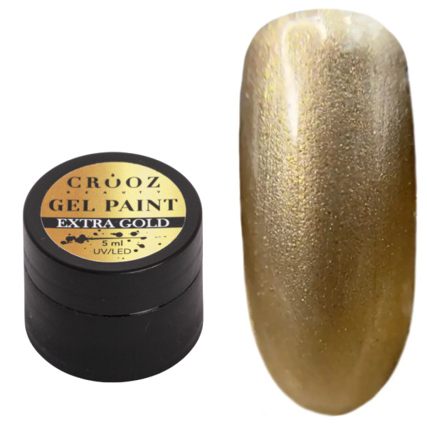 Crooz Extra Gold - гель-краска, золотая, 5г